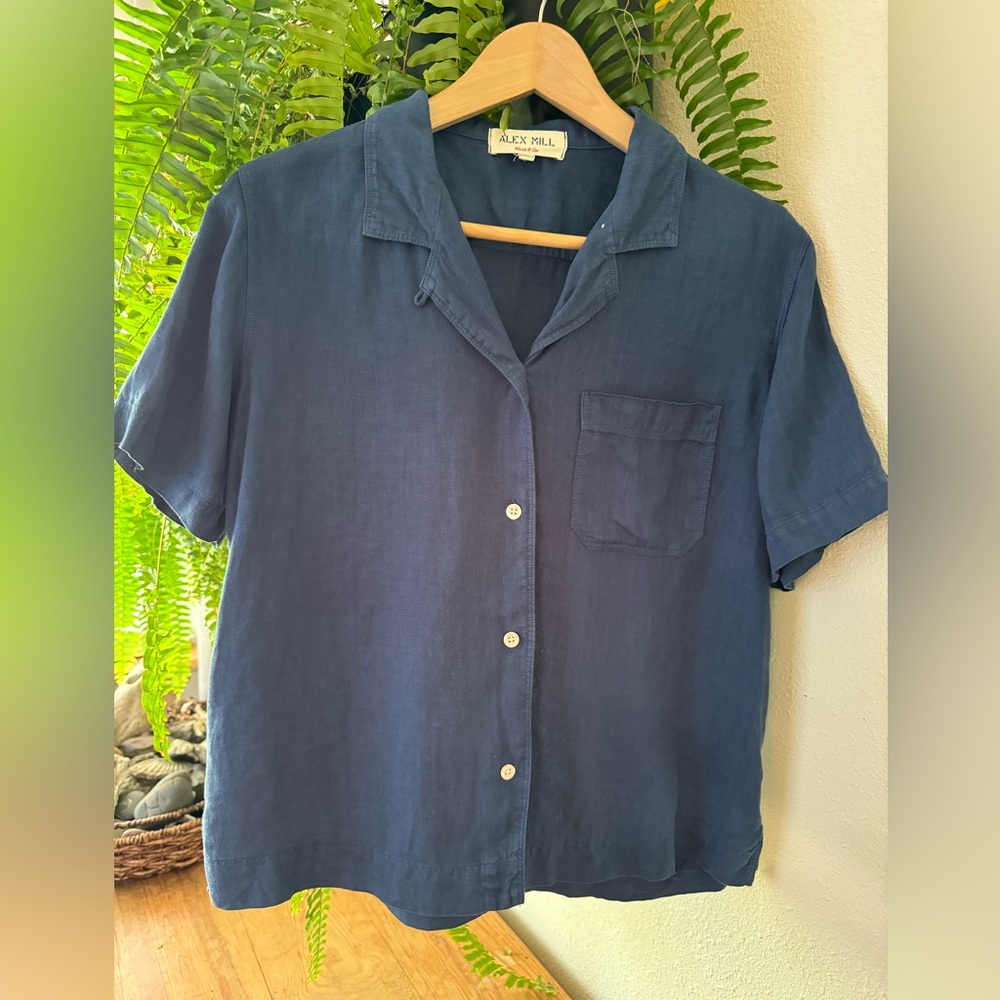 Alex Mill Linen Top